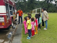 여수소방서, 돌산초등학교 소방차 그리기 지원  여수소방서, 돌산초등학교 소방차 그리기 지원
