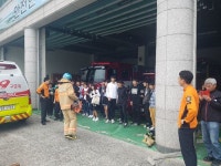 순천소방서, 승평중학교 대상 미래소방관 체험 실시  순천소방서, 승평중학교 대상 미래소방관 체험 실시