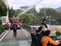 광양소방서, 한국항만물류고등학교 합동소방훈련 실시:경인투데이뉴스 ≪경인투데이뉴스≫ 광양소방서, 한국항만물류고등학교 합동소방훈련 실시