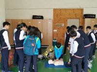 광양소방서, 마동중학교 미래소방관 체험교실 운영  광양소방서, 마동중학교 미래소방관 체험교실 운영