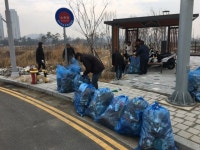 아산시 탕정면, 아산신도시 2단계 탕정지구 대청소 실시  아산시 탕정면, 아산신도시 2단계 탕정지구 대청소 실시