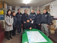 동두천시 보산동행정복지센터, 방범초소 태풍지대 위문 격려  동두천시 보산동행정복지센터, 방범초소 태풍지대 위문 격려