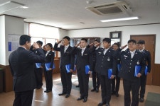 동두천소방서, 신규임용 등 인사발령자 신고식 개최  동두천소방서, 신규임용 등 인사발령자 신고식 개최