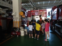 광양중동초등학교 학생 소방서 현장 견학  광양중동초등학교 학생 소방서 현장 견학