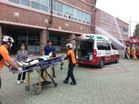 순천소방서 서면119안전센터, 향림중학교 합동소방훈련 실시  순천소방서 서면119안전센터, 향림중학교 합동소방훈련 실시