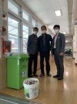 [상주시] 내서면, 내서중학교에 폐건전지 수거함 배부  [상주시] 내서면, 내서중학교에 폐건전지 수거함 배부