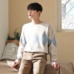 리나프 아가일 라운드 니트