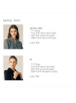 [비에이유 바이 브라이드앤유][리퍼브]ELLIE V-neck shirt dress (Beige/Black) [W CONCEPT]