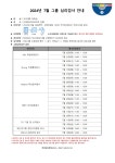 7월 그룹심리검사 일정 안내 부산외국어대학교