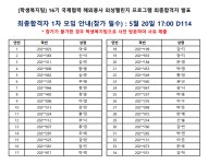 [학생복지팀] 16기 국제협력 해외봉사 외성챌린지 프로그램 최종합격자 발표 부산외국어대학교