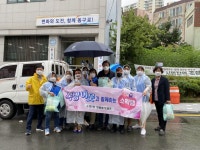 동구 수정2동 자원봉사캠프, 추석맞이 쪽방주민 위로 방문 - 부산일보 동구 수정2동 자원봉사캠프, 추석맞이 쪽방주민 위로 방문