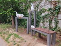 추천명소 > 부산진구 조형물 > 서면愛굴다리벤치길-DUMB BIRD | 문화관광