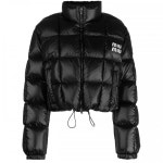 바이스트 명품쇼핑몰 BUYEST 바이스트 명품쇼핑몰 BUYEST|◆당일◆24FW 로고 프린팅 크롭 패딩 자켓 블랙 ML957 13FT F0002