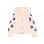 바이스트 명품쇼핑몰 BUYEST 바이스트 명품쇼핑몰 BUYEST|◆키즈◆24FW 키즈 플라워 패턴 후드 가디건 블러쉬 C0156 BLUSH