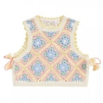 바이스트 명품쇼핑몰 BUYEST 바이스트 명품쇼핑몰 BUYEST|◆키즈◆24SS 키즈 플라워 니트 조끼 핑크 J0090 PINK