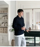 빅사이즈남성쇼핑몰 바이모노 데니 하프 버튼 니트[M,L,XL,2XL,3XL-4XL]