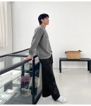 빅사이즈남성쇼핑몰 바이모노 리버 피그먼트 오버 맨투맨[XL-2XL]