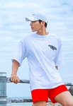 바이모노 (1+1) 10color 레인보우 하프팬츠[30-32,34-36,38-40,42-44]