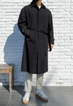 바이모노 메링드 배색 니트[XL,2XL,3XL,4XL]