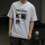 마리아스 레코드 오버핏 반팔티 - 바이슬림 마리아스 레코드 오버핏 반팔티