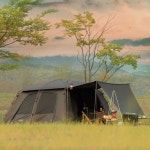 캠핑파파 - [폴라리스] 리빙쉘텐트 아리에스 알파 (초코브라운)