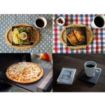 캠핑파파 - [노리노리] Roast Pottery Plate/도자기 그릴팬