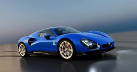 Alfa Romeo 33 Stradale Supercar Stuns In Blu Reale | Carscoops