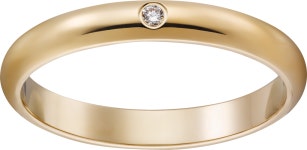 CRB4057600 - 1895 wedding band - Yellow gold, diamond - Cartier 1895 wedding band: 1895 wedding band, width 2.6 mm, 18K yellow... 
