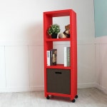 까사 CASA : 컬러공간박스3단바퀴형-  큐빅스1p 컬러공간박스3단바퀴형-  큐빅스1p | 까사