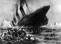 Today in 1912, the RMS Titanic sank in the Atlantic Ocean on... in 1912, the RMS Titanic sank in the Atlantic Ocean on her maiden... 