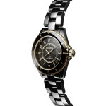 J12 watch Calibre 12.1, 38 mm - Black ceramic | CHANEL J12 Caliber 12.1 38 mm watch - Black ceramic | CHANEL | CHANEL