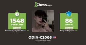 ODIN-C2006 - Profil Catur - Chess.com ODIN-C2006 - Profil Catur