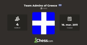 Team Admins of Greece Skákfélag - Chess.com Team Admins of Greece Skákfélag