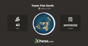 Team Flat Earth - チェス クラブ - Chess.com Team Flat Earth - チェス クラブ
