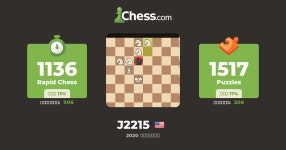 J2215 - チェスプロフィール - Chess.com J2215 - チェスプロフィール