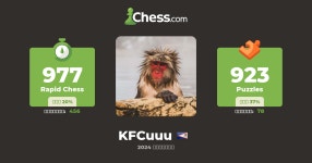 우탄 오랑 (KFCuuu) - チェスプロフィール - Chess.com 우탄 오랑 (KFCuuu) - チェスプロフィール