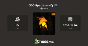 300 Spartans HQ - 체스 클럽 - Chess.com 300 Spartans HQ - 체스 클럽