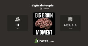 BigBrainPeople - 체스 클럽 - Chess.com BigBrainPeople - 체스 클럽