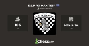 E.S.P OI MAXITES - 체스 클럽 - Chess.com E.S.P OI MAXITES - 체스 클럽