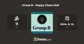 Group B - Happy Chess Hub - 체스 클럽 - Chess.com Group B - Happy Chess Hub - 체스 클럽