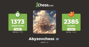 에이비방조제주유소 - 12298 | Victor Abyzov (Abyzovchess) - 체스 프로필 - Chess.com Victor Abyzov (Abyzovchess) - 체스 프로필