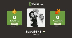 Ba bu (babu9345) - 체스 프로필 - Chess.com Ba bu (babu9345) - 체스 프로필