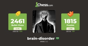 brain-disorder - 체스 프로필 - Chess.com brain-disorder - 체스 프로필