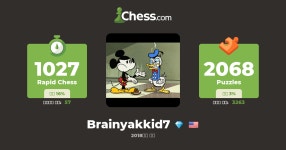 brainyakkid7 - 체스 프로필 - Chess.com brainyakkid7 - 체스 프로필
