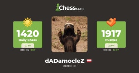다드美다드미 | dADamocleZ - 체스 프로필 - Chess.com dADamocleZ - 체스 프로필