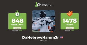 Never Taken an L (DaHebrewHamm3r) - 체스 프로필 - Chess.com Never Taken an L (DaHebrewHamm3r) - 체스 프로필