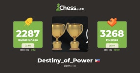 Destiny_of_Power - 체스 프로필 - Chess.com Destiny_of_Power - 체스 프로필