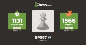 EPS87 - 체스 프로필 - Chess.com EPS87 - 체스 프로필