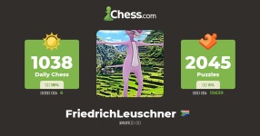 Friedrich Leuschner (FriedrichLeuschner) - 체스 프로필 - Chess.com Friedrich Leuschner (FriedrichLeuschner) - 체스 프로필