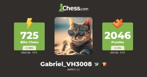 Gabriel VH (Gabriel_VH3008) - 체스 프로필 - Chess.com Gabriel VH (Gabriel_VH3008) - 체스 프로필